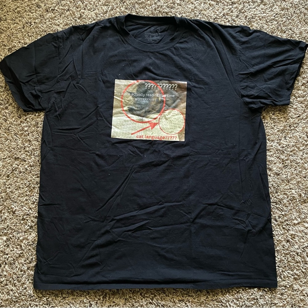 Cat Language Tee - image 1